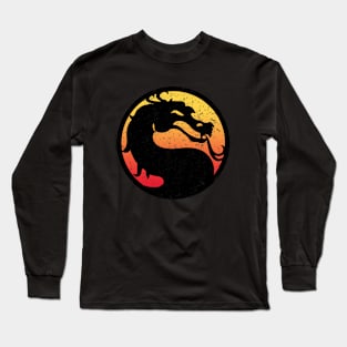 mortal kombat retro Long Sleeve T-Shirt